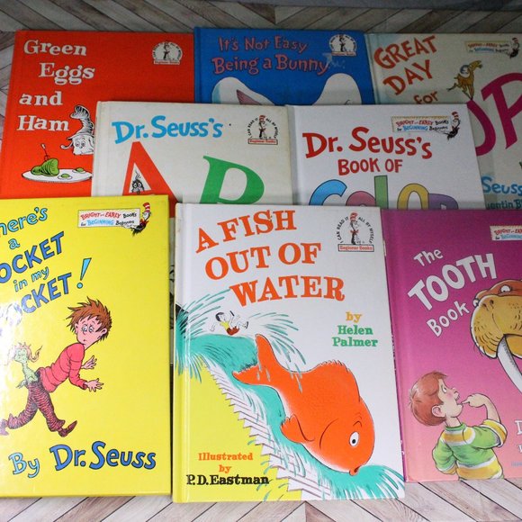 Dr Seuss Other - Bundle of 8 Dr. Seuss books, beginner learners